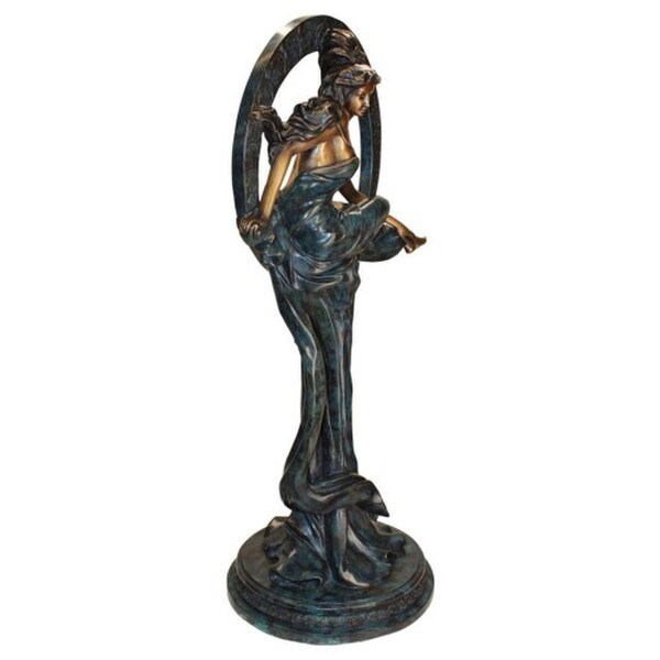 Alphonse Mucha Maiden of the Arts Cast Bronze Garden Statue sculpture